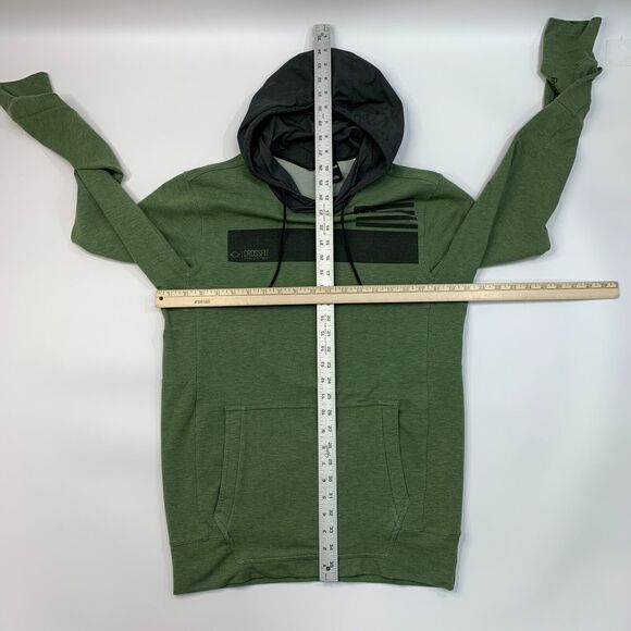 Reebook Crossfit Hoodie Mens S Small Moss Green Forging Elite Fitness Sweatshirt - Picture 6 of 13